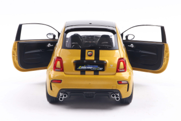 Fiat F595 Abarth Rosso works yellow 1:18 Modelcar Solido 421186470