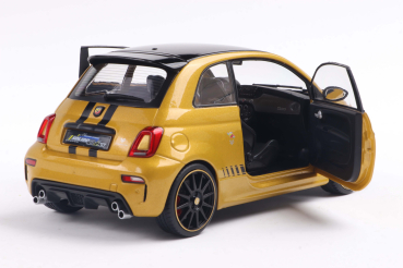 Fiat F595 Abarth Rosso works yellow 1:18 Modelcar Solido 421186470