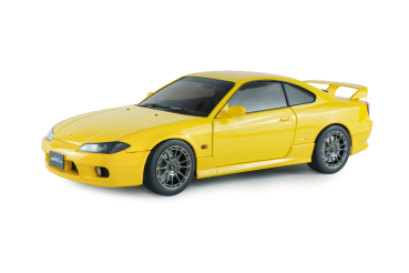 Nissan Silvia S15 SPEC-R Aero 1999 gelb 1:18 Solido 421186607 Modellauto