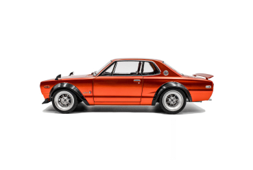 Preview: Nissan Skyline (C10) Hakosuka orange metallisch 1970 1:18 Solido 421186528 Modellauto