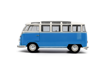 Volkswagen T1 Samba 1962 Blue/White 1:18 Solido 421186462 Modelcar