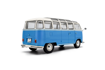 Volkswagen T1 Samba 1962 Blue/White 1:18 Solido 421186462 Modelcar