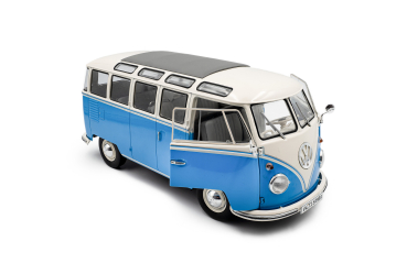 Volkswagen T1 Samba 1962 Blue/White 1:18 Solido 421186462 Modelcar