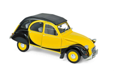 Norev 181493 Citroen 2CV Charleston Ente 1982 gelb-schwarz 1:18 Modellauto