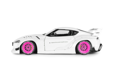 Preview: Toyota GR Supra LWB weiß/pink 2025 1:18 Solido 421186588 Modellauto