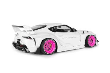 Preview: Toyota GR Supra LWB weiß/pink 2025 1:18 Solido 421186588 Modellauto