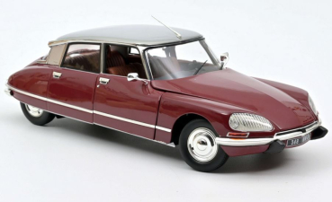 Norev 181720 Citroën DS 23 Pallas 1972 grenade rot  and grau metallic 1:18 Modellauto