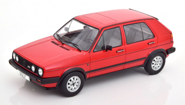 MCG VW Golf II GTD 1984 MKII MK2 5-Türer rot 1:18 Modellauto 18204