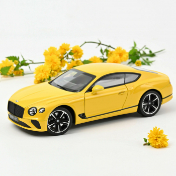 Norev 182786 Bentley Continental GT 2018 Monaco Yellow 1:18 Modellauto