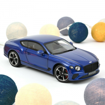 Norev 182787 Bentley Continental GT 2018 Sequin blue 1:18 Modellauto