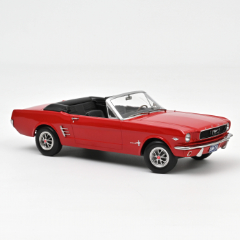 Norev 182810 Ford Mustang Cabriolet 1966 rot 1:18 Modellauto