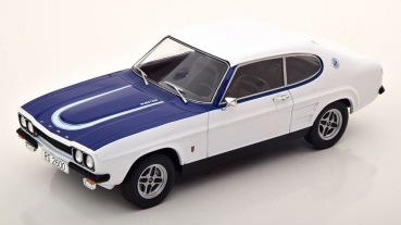 MCG BMW Ford Capri MK 1 RS 2600 white blue 1:18 Modellauto 18294