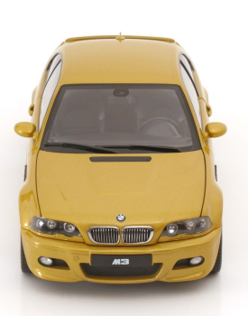 Norev 183000 BMW M3 E46 2000 gelb metallic 1:18 limited 1/1000 modelcar