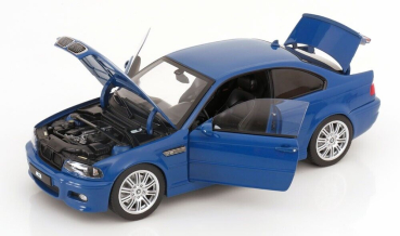 Norev 183001 BMW M3 E46 2000 blue 1:18 limited 1/1000 modelcar