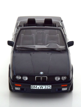 Norev 183212 BMW 325i Cabrio 1991 E30 dunkel blau metallic 1:18 limitiert 1/500 Modellauto