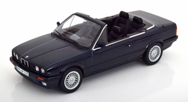 Norev 183212 BMW 325i Cabrio 1991 E30 dunkel blau metallic 1:18 limitiert 1/500 Modellauto