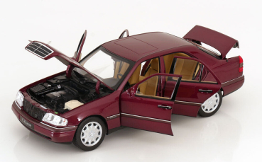 Norev 183370 Mercedes C-Class W202 Limousine 1993 red metallic 1:18 limited 1/750 modelcar