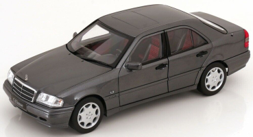 Norev 183371 Mercedes C-Klasse W202 MOPF 1997 grau metallic 1:18 limitiert 1/1250 Modellauto