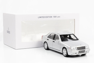 Norev 183380 Mercedes C36 AMG W202 1993 silber 1:18 limitiert 1/1000 Modellauto