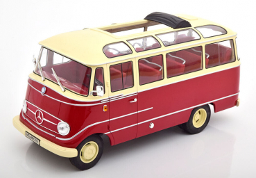 Norev 183410 Mercedes-Benz O319 Bus 1957 red + beige 1:18 limited modelcar