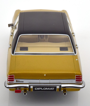 Norev 183685 Opel Diplomat V8 1969 gold metallic / matt schwarz 1:18 Modellauto limitiert 1/1000