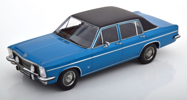 Norev 183686 Opel Diplomat V8 1969 blau metallic / matt schwarz 1:18 Modellauto Limitiert 1/1000