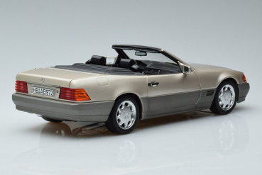 Norev 183719 Mercedes-Benz 500 SL 1989 R129 Smoke silber metallic 1:18 Modellauto