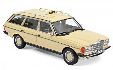 Norev 183731 Mercedes 200 T S123 Kombi 1982 Taxi beige W123 1:18 Modellauto