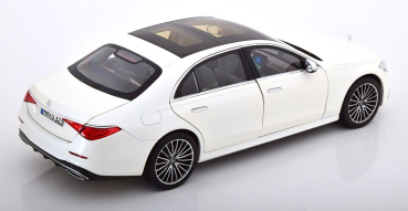 Norev 183801 Mercedes-Benz 2021 weiss metallic S-Klasse W223 1:18 Modellauto limitiert 1/500