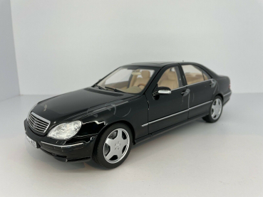 Norev 183812 Mercedes-Benz S55 AMG 2000 schwarz W220 1:18 limitiert 1/1002 Modellauto