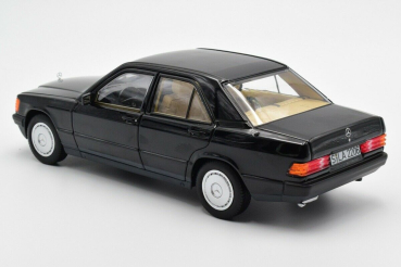 Norev 183823 MERCEDES-BENZ 190E 1984 W201 schwarz 1:18 limitiert 1/1002 Modellauto