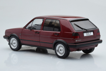 MCG VW Golf II GTI 1984 dunkelrot metallic 1:18 Modellauto 18391