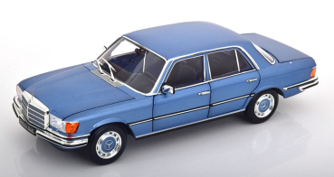 Norev 183971 Mercedes-Benz 350 SE W116 1973 hellblau metallic 1:18 limitiert 1/500 Modellauto