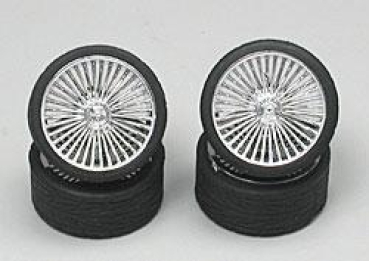 Hoppin Hydros Radsatz "Diamonds 20s" 540 Chrom (26 mm)