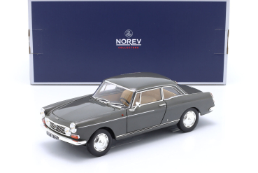 Peugeot 404 1967 graphite grau 1:18 Modelcar Norev 184834