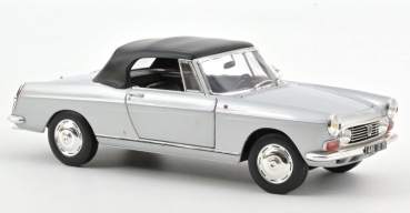 Peugeot 404 1967 silber 1:18 Modelcar Norev 184835 Oldtimer