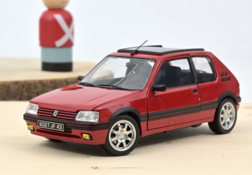 Norev 184848 Peugeot 205 1.9 GTI PTS Rims 1991 rot 1:18 Modellauto