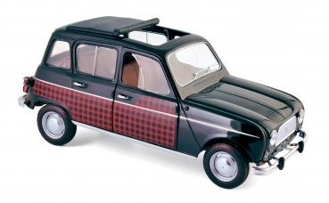 Norev 185242 Renault 4 Parisienne 1964 - Black & Red 1:18