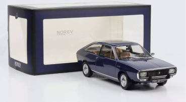 Renault 15 TL 1973 blue 1:18 Modelcar Norev 185350 Oldtimer limited 1/300