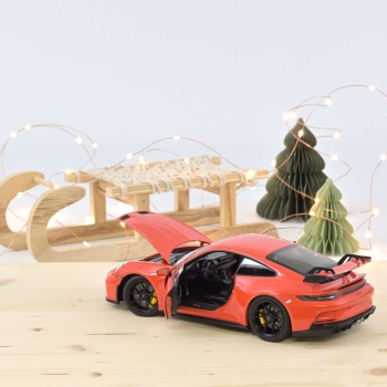 Norev 187300 Porsche 911 992 II GT3 2021 lava orange 1:18 Modellauto