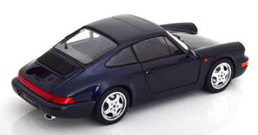 Norev 187324 Porsche 911 Carrera 964 4 Coupe 1990 dunkel blau metallic 1:18 Modellauto limitiert 1/1000