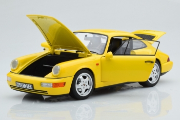 Norev 187328 Porsche 911 Carrera 964 1992 gelb 1:18 Modellauto Modelcar