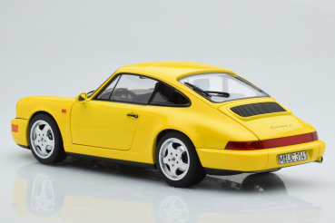 Norev 187328 Porsche 911 Carrera 964 1992 gelb 1:18 Modellauto Modelcar