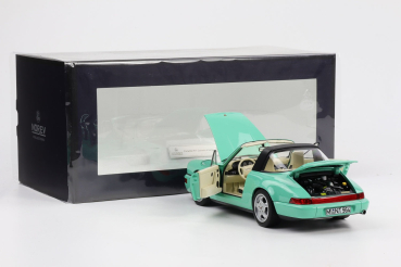Norev 187341 Porsche 911 Carrera 4 964 Cabrio 1991 mint grün 1:18 Modellauto limitiert 1/200