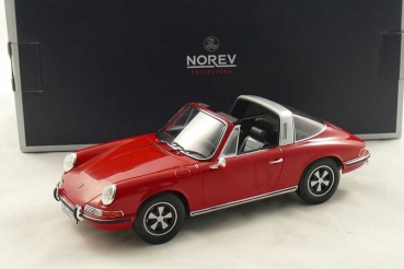Norev 187634 Porsche 911 T 2.2 Targa 1972 rot 1:18 Modellauto limitiert 1/1000