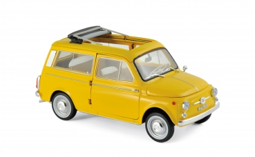 Norev Fiat 500 Giardiniera 1968 - Positano Yellow  1:18 - 187724