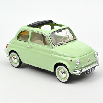 Norev 187773 Fiat 500 L 1968 light green with special birth pack 1:18 Modellauto