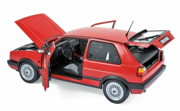 Preview: Norev Volkswagen Golf II GTI 1990 rot 1:18 - 188438 Modellauto