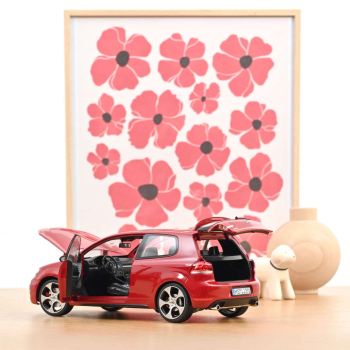 Preview: Volkswagen VW Golf VI GTI 2009 tornado rot 1:18 Modellauto Norev