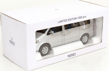 VW T5 2003 Multivan 1:18 silver Norev limited 1/1000 modelcar Volkswagen